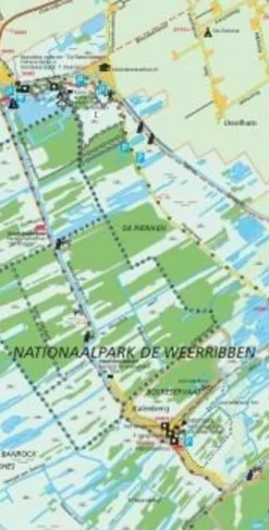 Falk Wandelfietskaart 34 De Weerribben - De Wieden