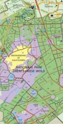 Falk Wandelfietskaart 08 Nationaal Park Drents-Friese Wold
