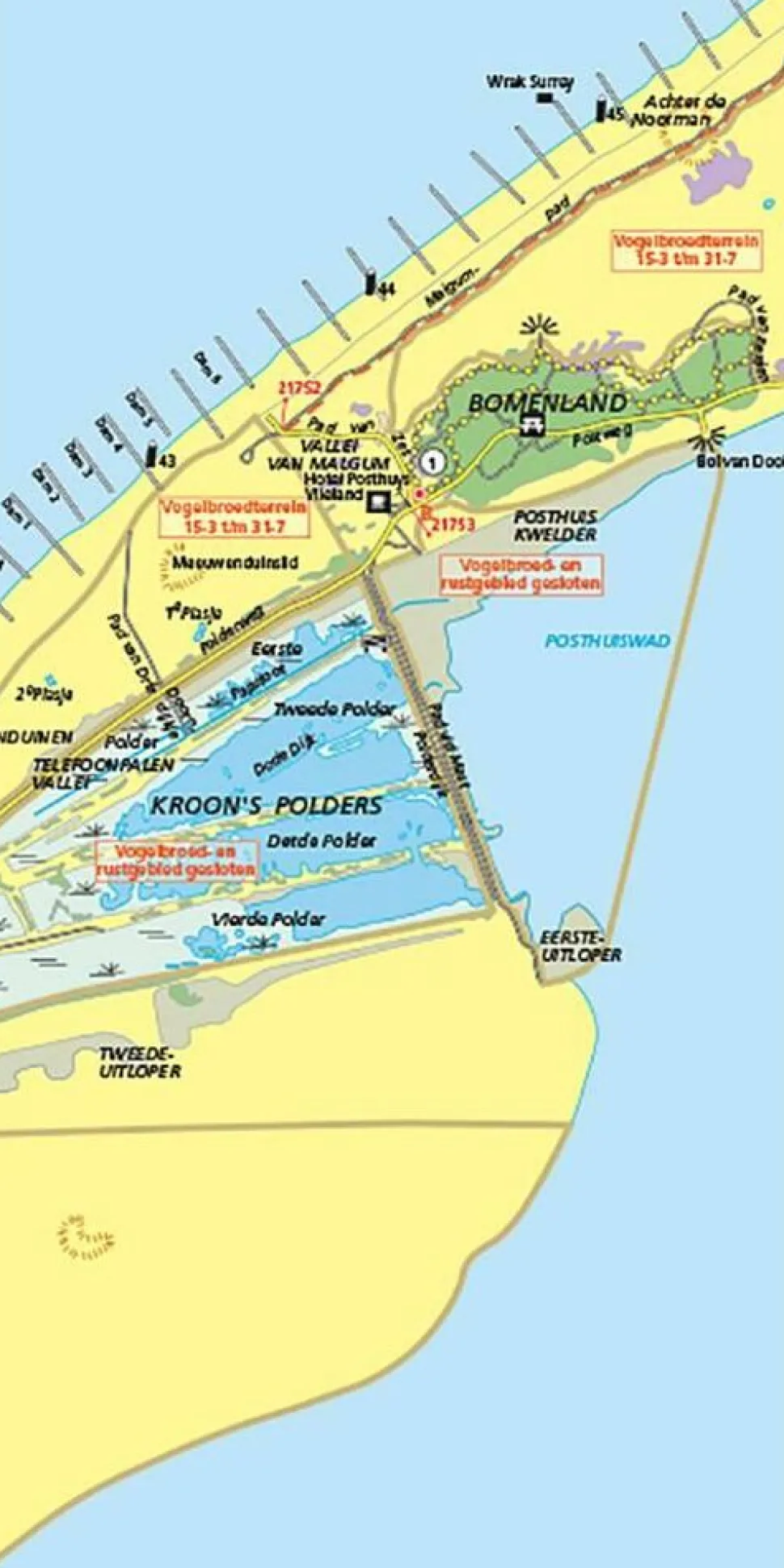 Falk Wandelfietskaart 02 Vlieland