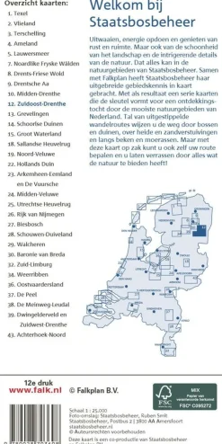 Falk Wandelfietskaart 12 Zuidoost-Drenthe