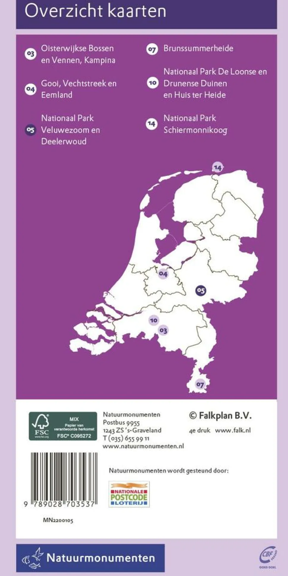 Falk Wandelkaart 05 Nationaal Park Veluwezoom & Deelerwoud