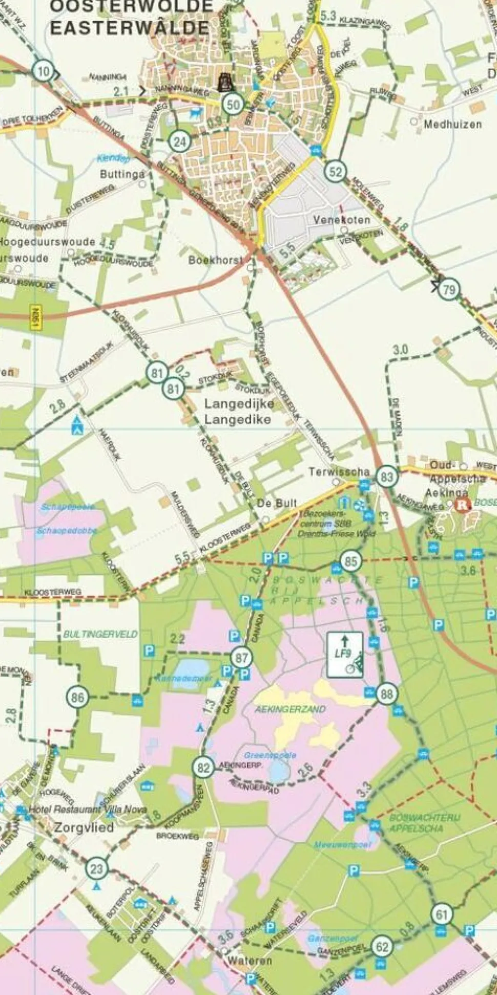 Falkplan Fietskaart 04 Drenthe West
