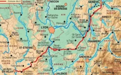 FF Randonnee Wandelgids 650 Sentier St-Jacques Genève-Le Puy