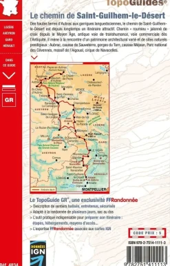 FF randonneee Wandelgids 4834 Le Chemin de St Guilem-le-Désert
