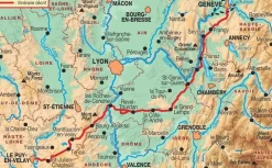 FF randonneee Wandelgids Sentier vers Saint Jacques de Compolste