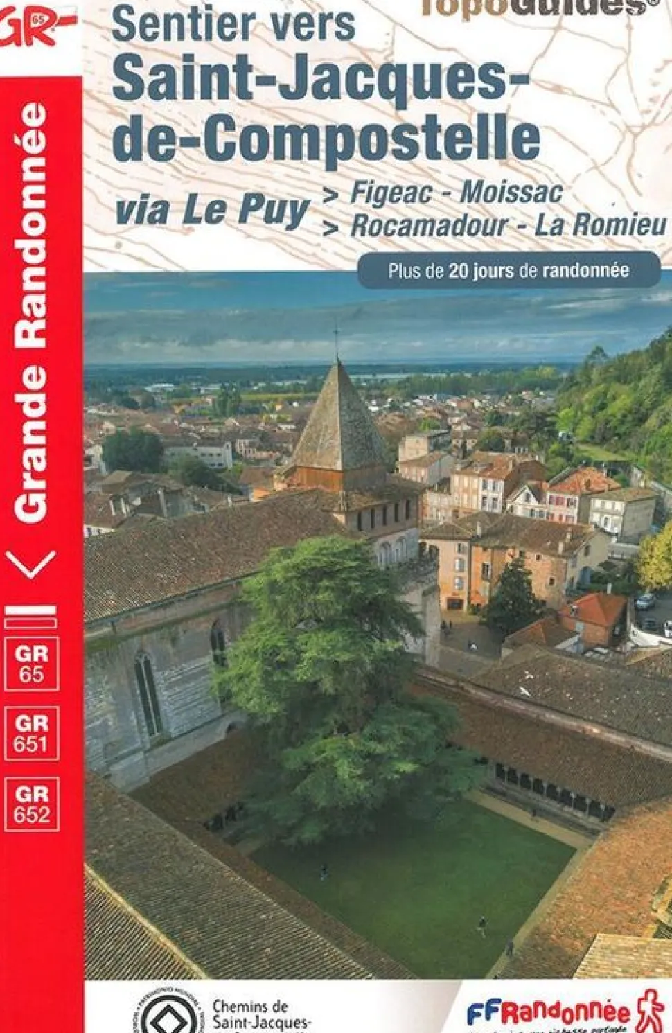 FF randonneee Wandelgids GR65 Santiago de Compostella via Le Puy