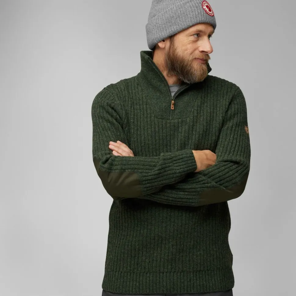 Fjallraven Ovik half zip knit M