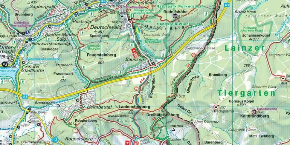 Freytag & Berndt Wandelkaart WK151 Zillertal - Tuxer Alpen