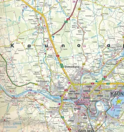 Freytag & Berndt Wegenkaarten Litouwen Noord en Zuid