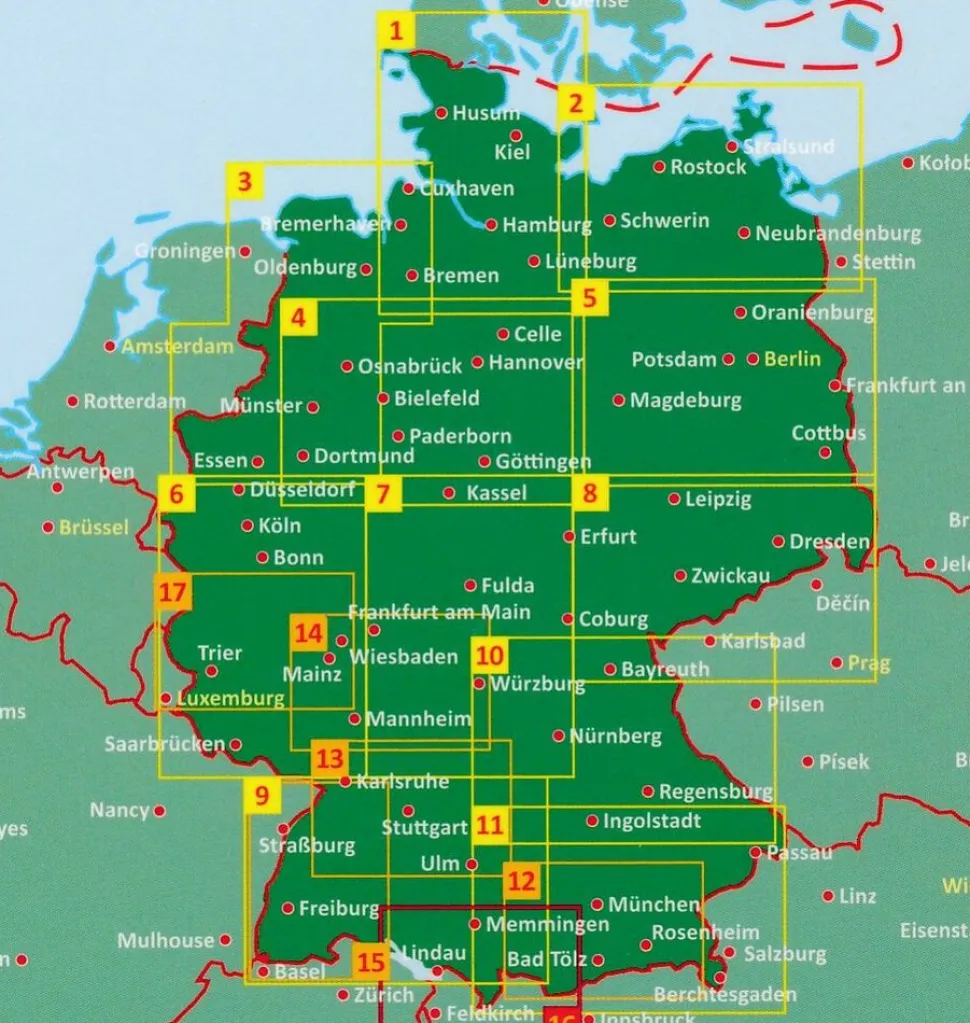 Freytag & Berndt Wegenkaart 03 Ostfriesland - Münsterland