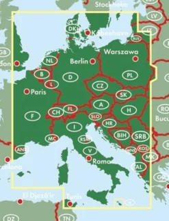 Freytag & Berndt Wegenkaart Centraal-Europa