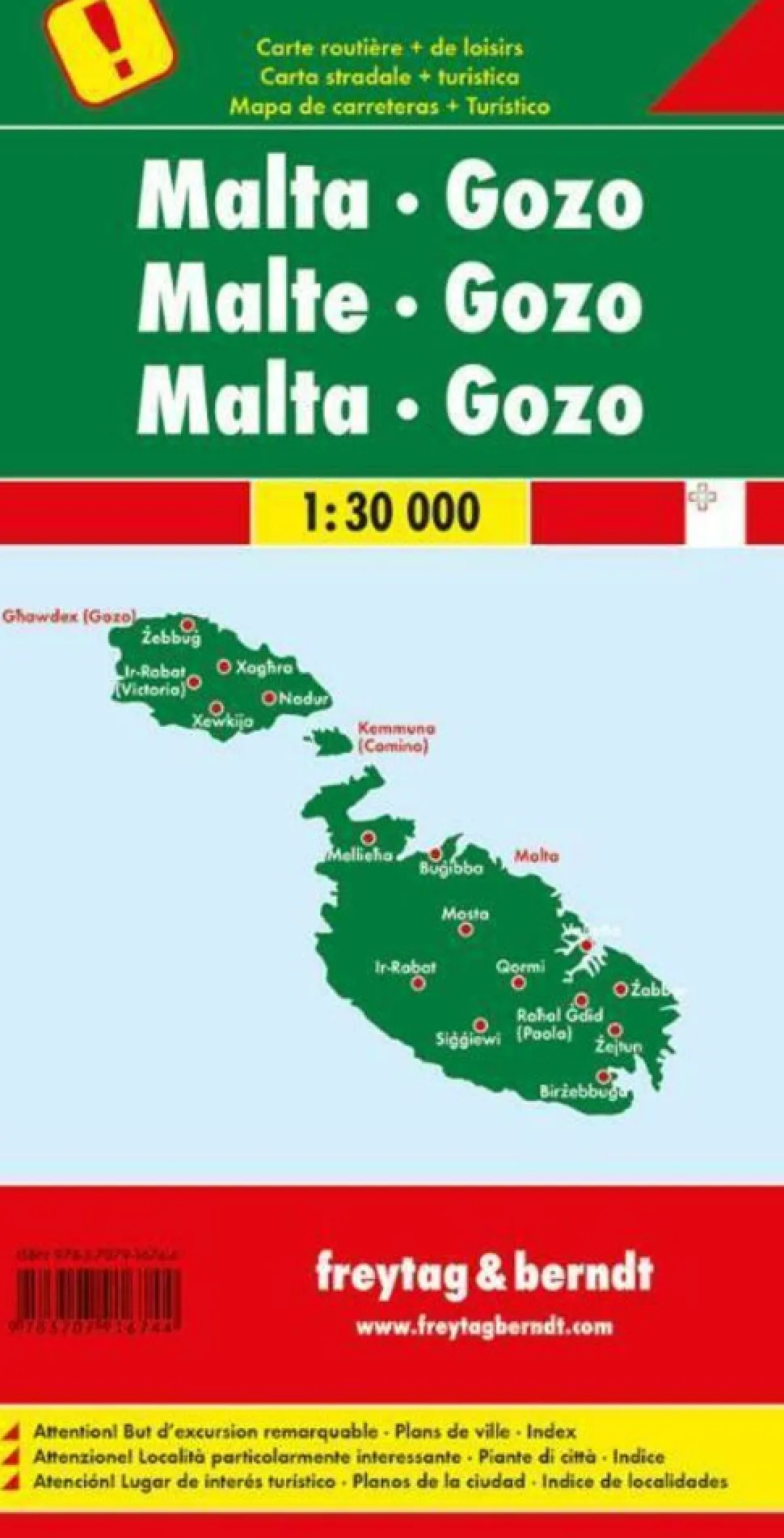 Freytag & Berndt Wegenkaart Malta - Gozo