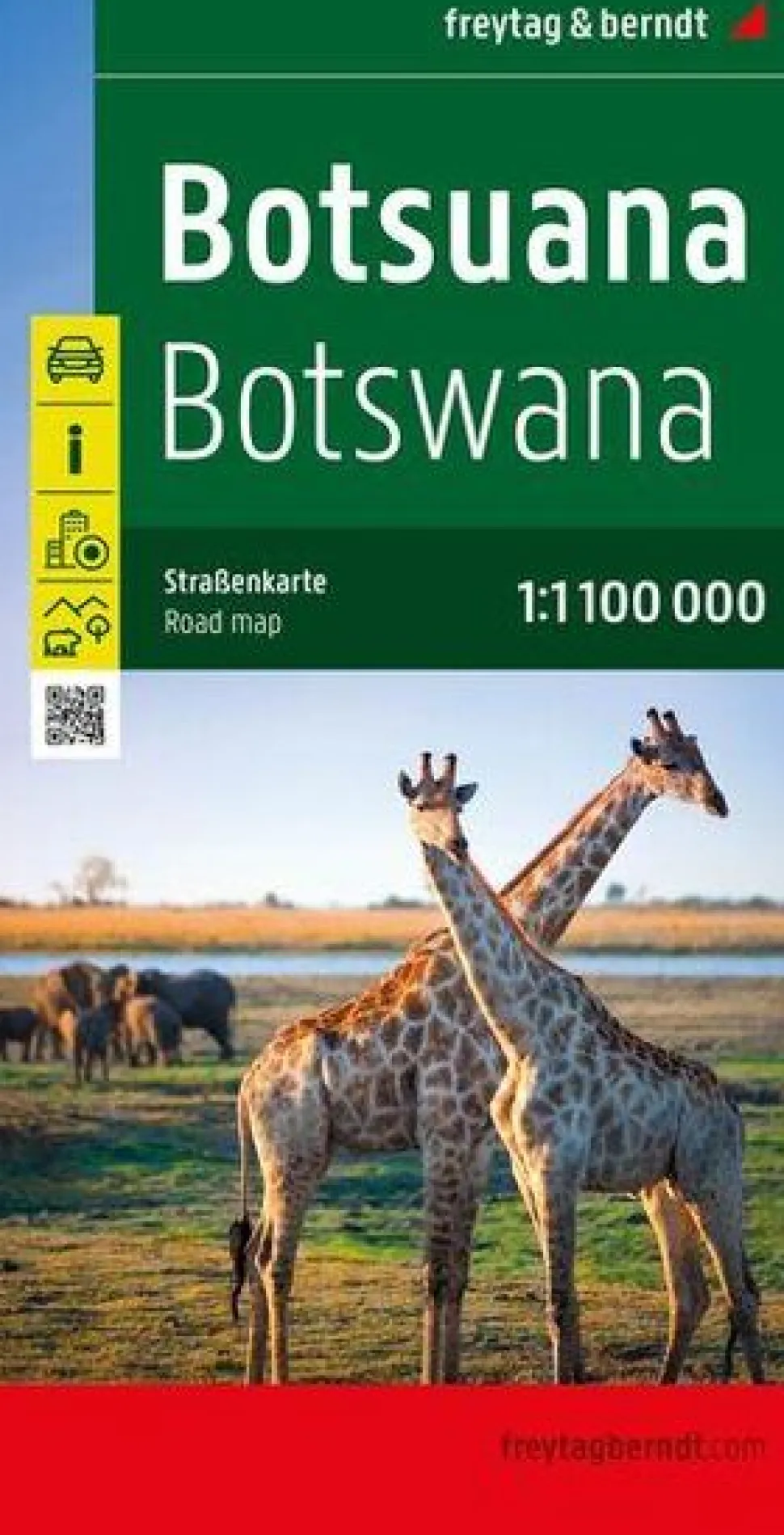 Freytag & Berndt Wegenkaart Botswana