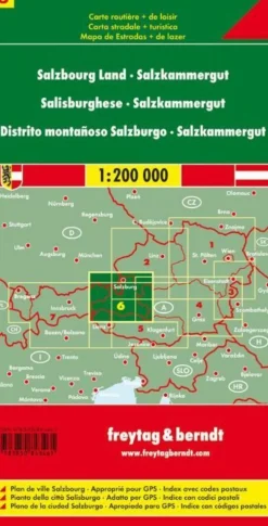Freytag & Berndt Wegenkaart 6 Salzburgerland
