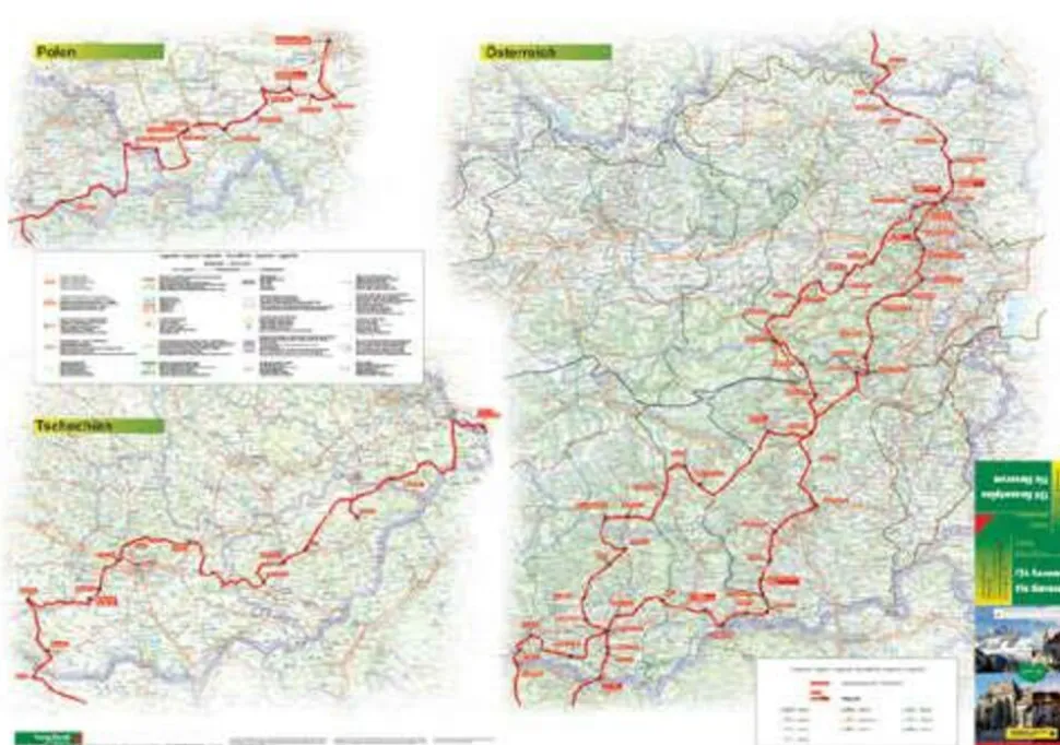 Freytag en Berndt Overzichtskaart Via Slavorum I26