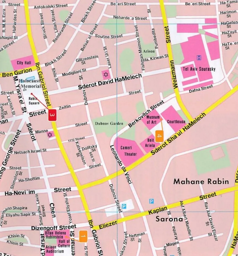 Freytag en Berndt Stadsplattegrond Jerusalem