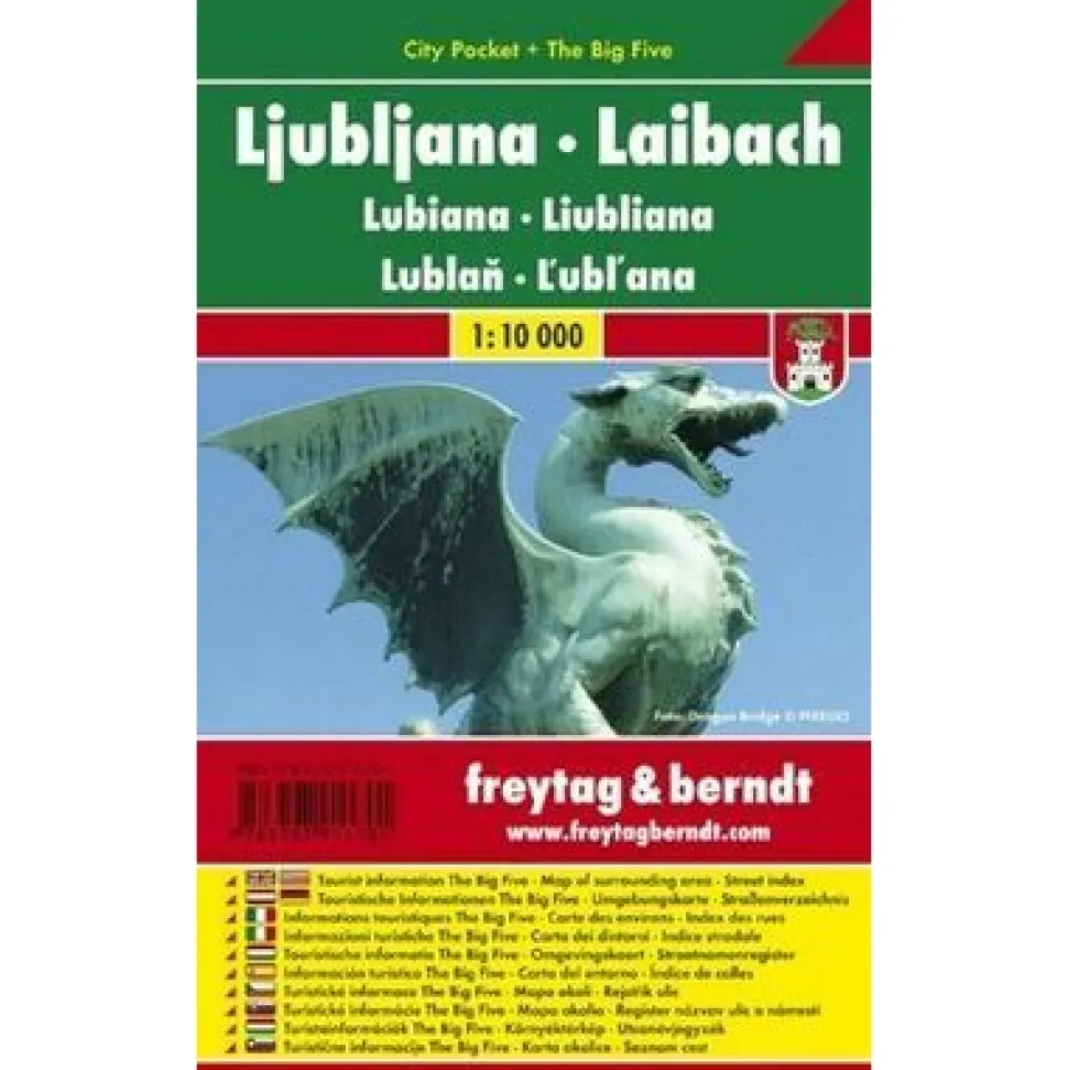 Freytag en Berndt Stadsplattegrond Ljubljana