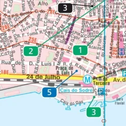 Freytag en Berndt Stadsplattegrond Lissabon