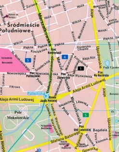 Freytag en Berndt Stadsplattegrond Warschau