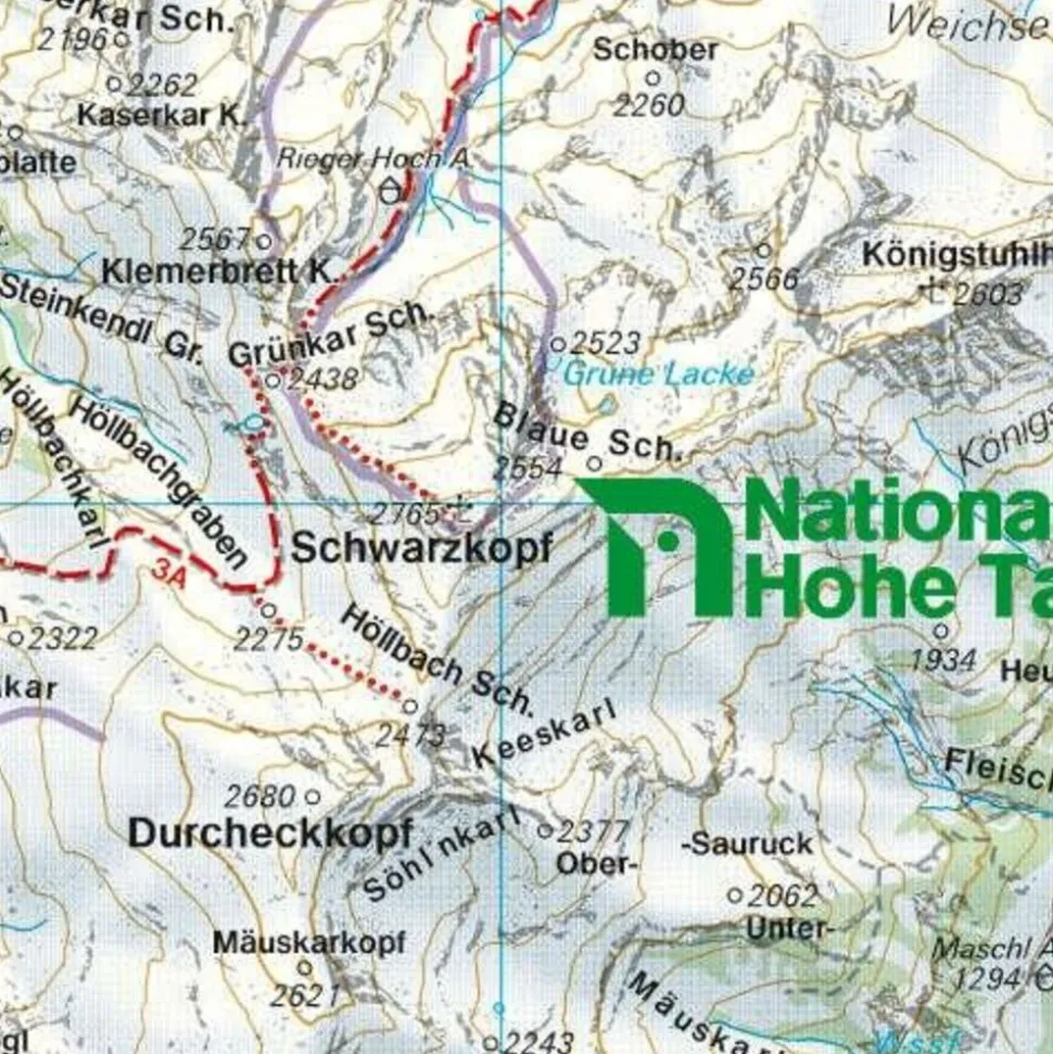 Freytag en Berndt Wandelkaart WK120 Grossglockner