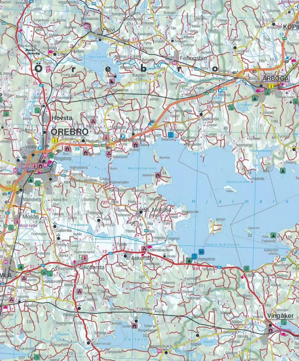 Freytag en Berndt Wegenatlas Zweden