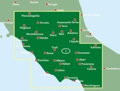 Freytag en Berndt Wegenkaart Lazio & Rome