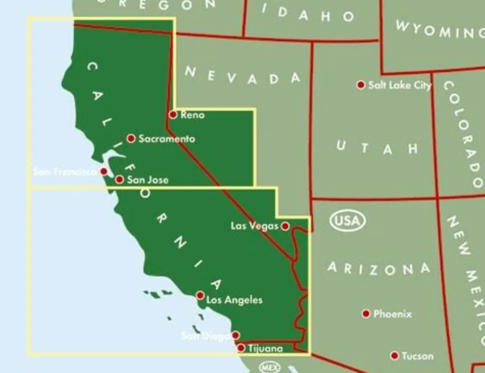 Freytag en Berndt Wegenkaart Californië