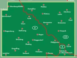 Freytag en Berndt Wegenkaart Bayerischer Wald