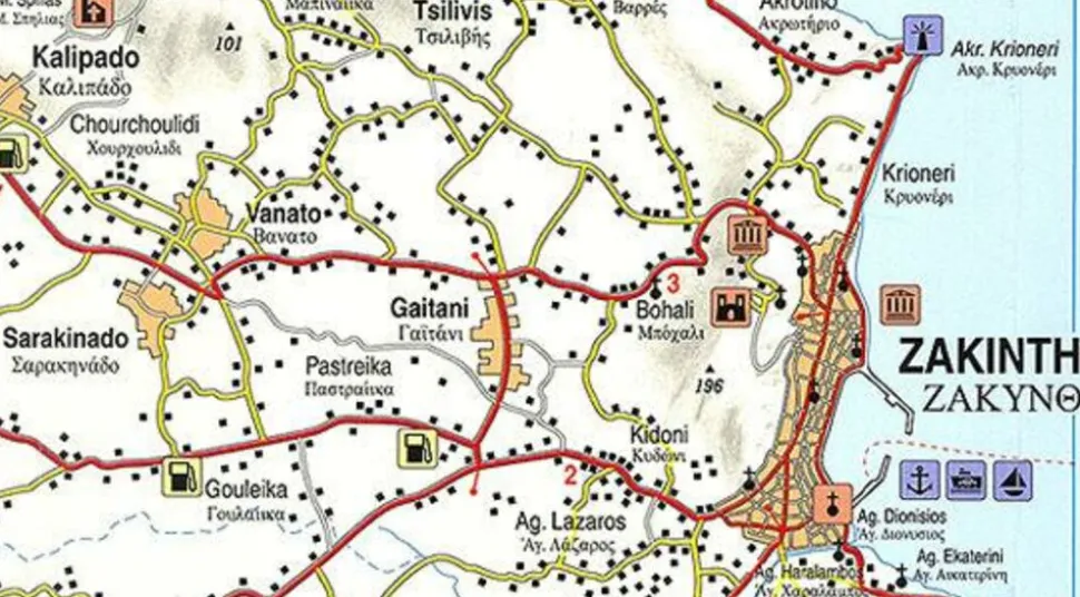 Freytag en Berndt Wegenkaart Zakynthos 1:50.000