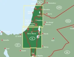 Freytag en Berndt Wegenkaart Israël en Palestina