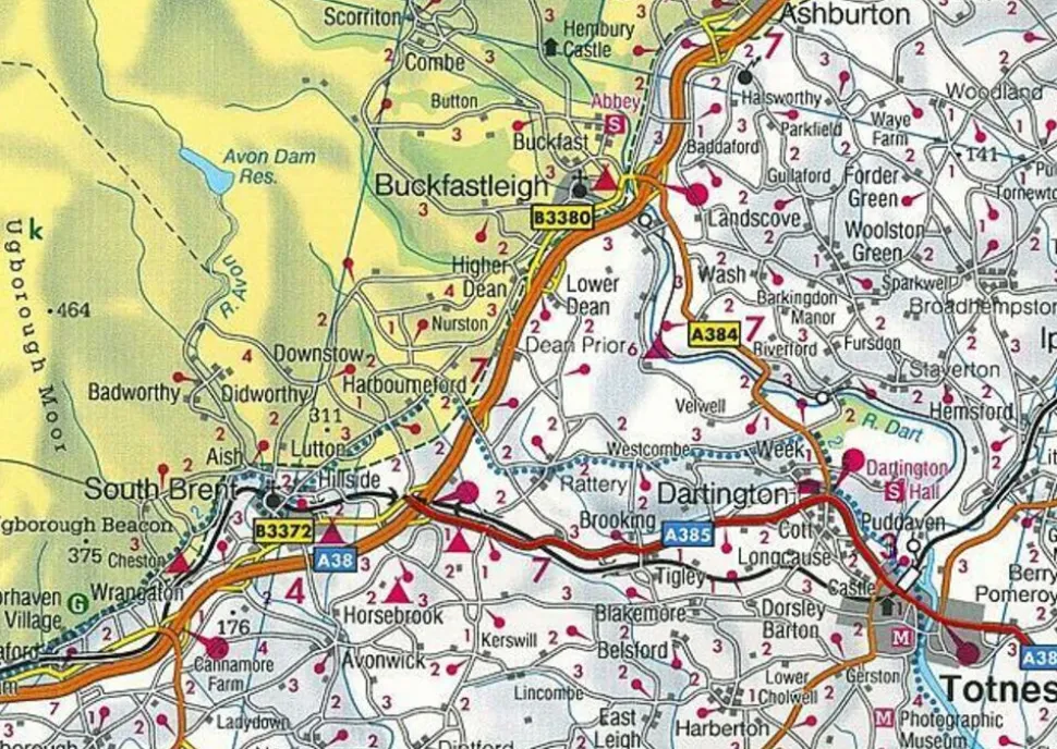 Freytag en Berndt Wegenkaart Cornwall