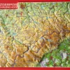 Georelief Maps Reliëf ansichtkaart Osterzgebirge