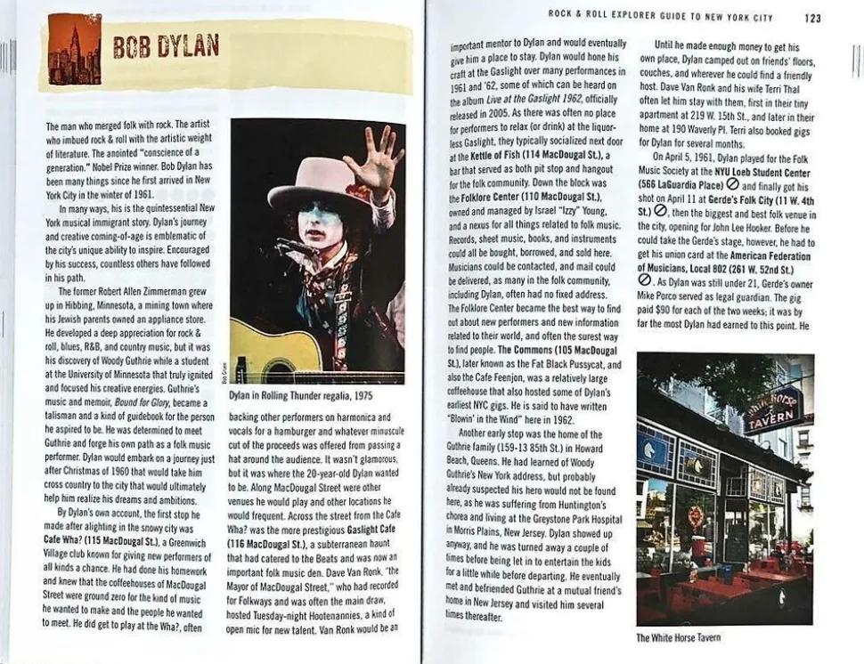 Globe Pequot Rock and Roll Explorer Guide to New York City