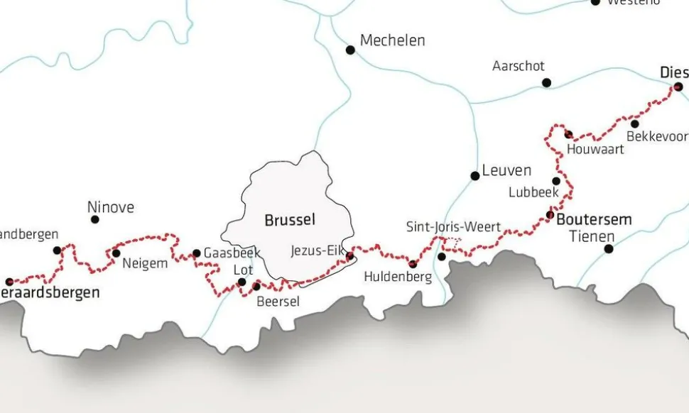 Grote Routepaden Wandelgids GR512 Brabantse Heuvelroute