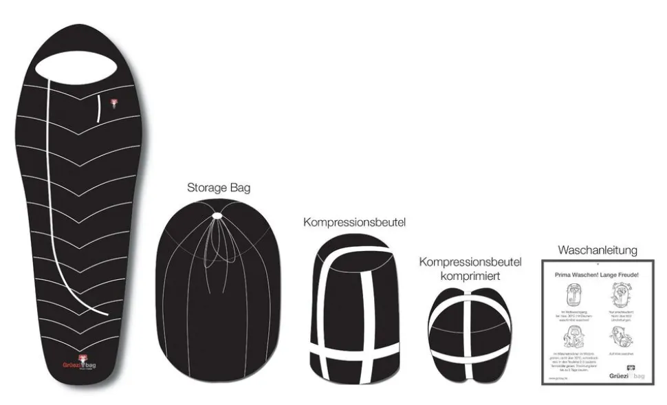 GRUEZI-BAG Biopod DownWool Ice