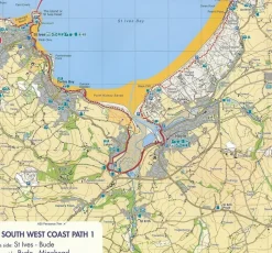 Harvey Maps South West Coast Path 3 Plymouth