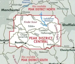 Harvey Maps Wandelkaart Ultramap XT40 Peak District Central