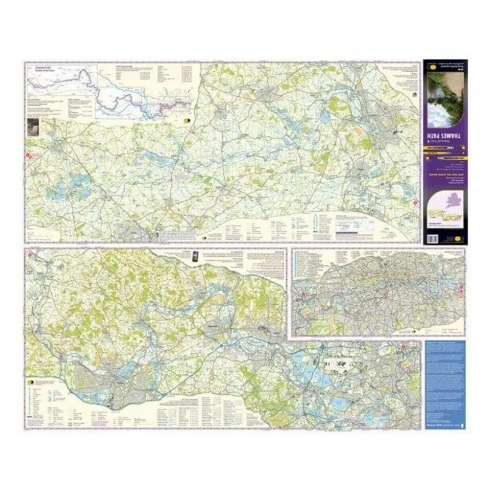Harvey Maps Wandelkaart XT60 Thames Path