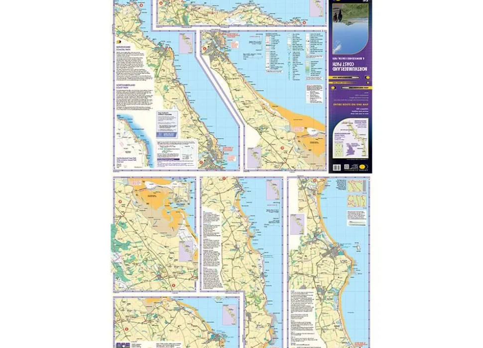 Harvey Maps Wandelkaart XT40 Northumberland Coast Path