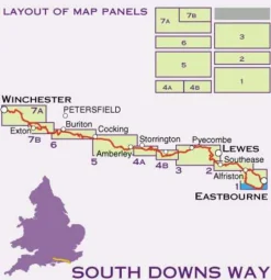 Harvey Maps Wandelkaart XT40 South Downs Way