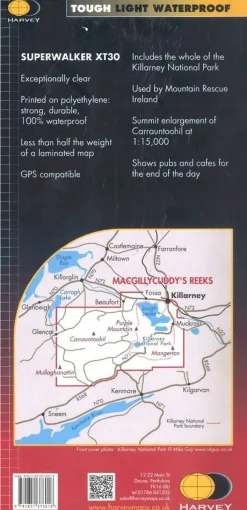 Harvey Maps Wandelkaart XT30 Macgillycuddy's Reeks
