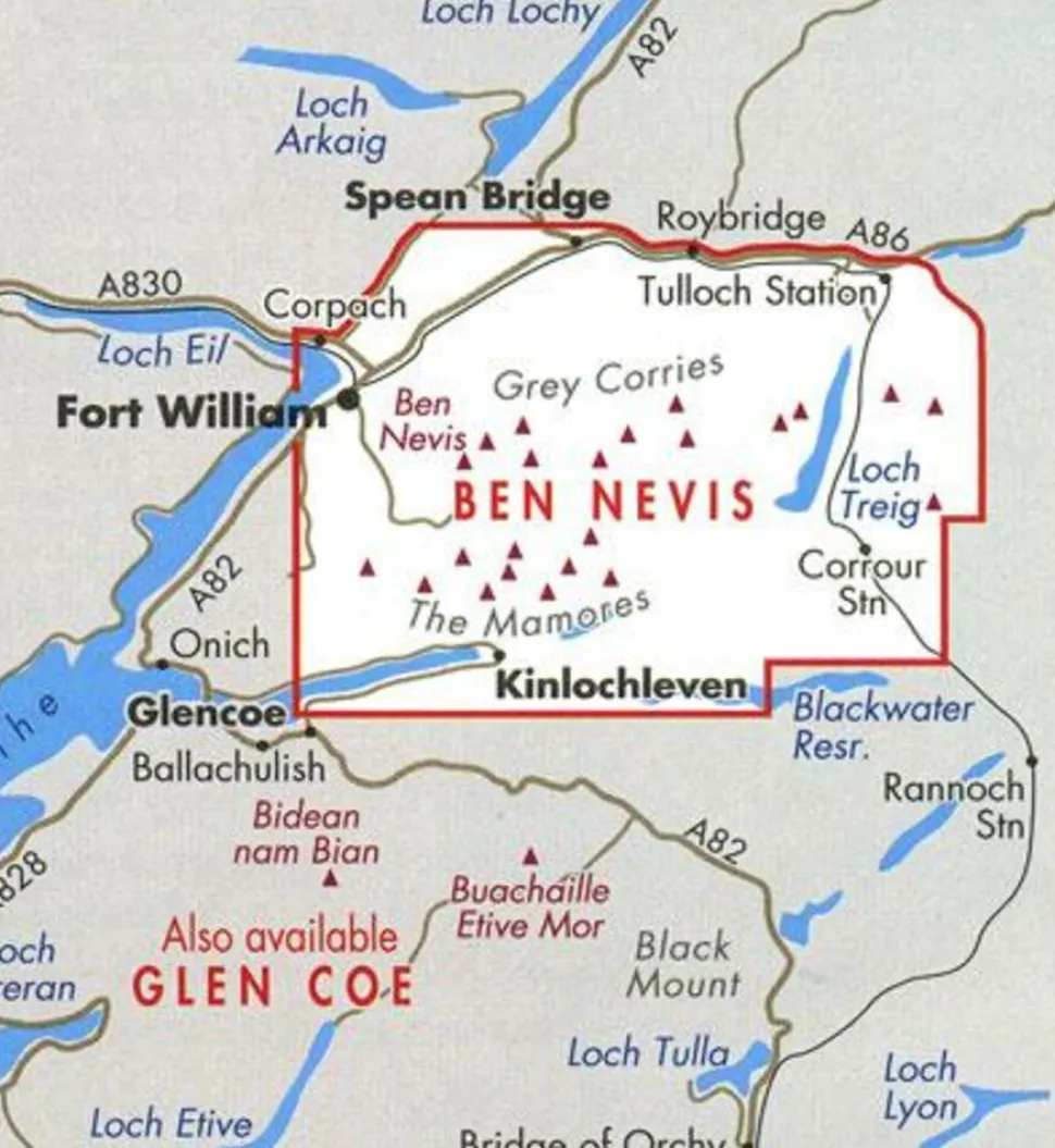 Harvey Maps Wandelkaart XT25 Ben Nevis