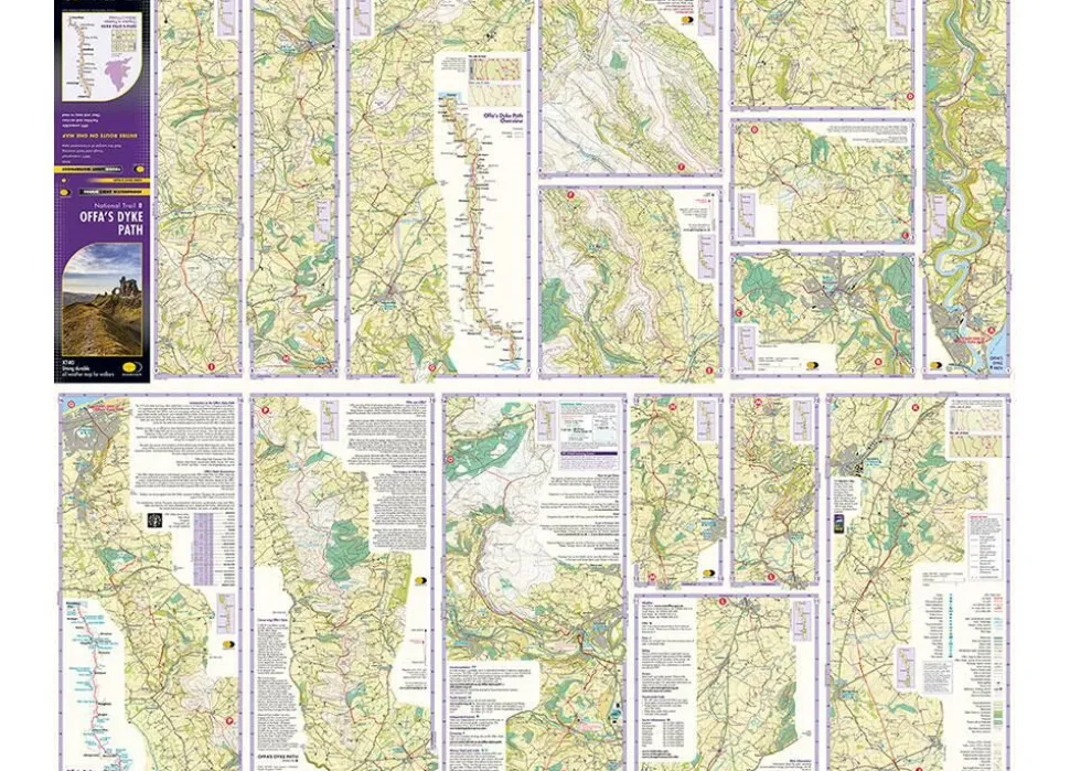 Harvey Maps Wandelkaart XT40 Offa's Dyke Path