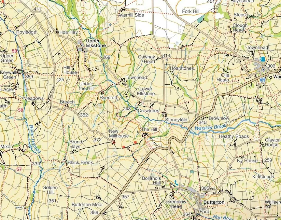 Harvey Maps Wandelkaart XT25 Peak District Centraal
