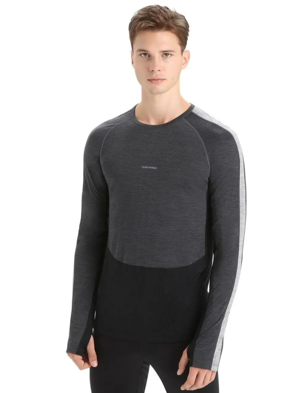 Icebreaker M 125 zoneknit LS crewe