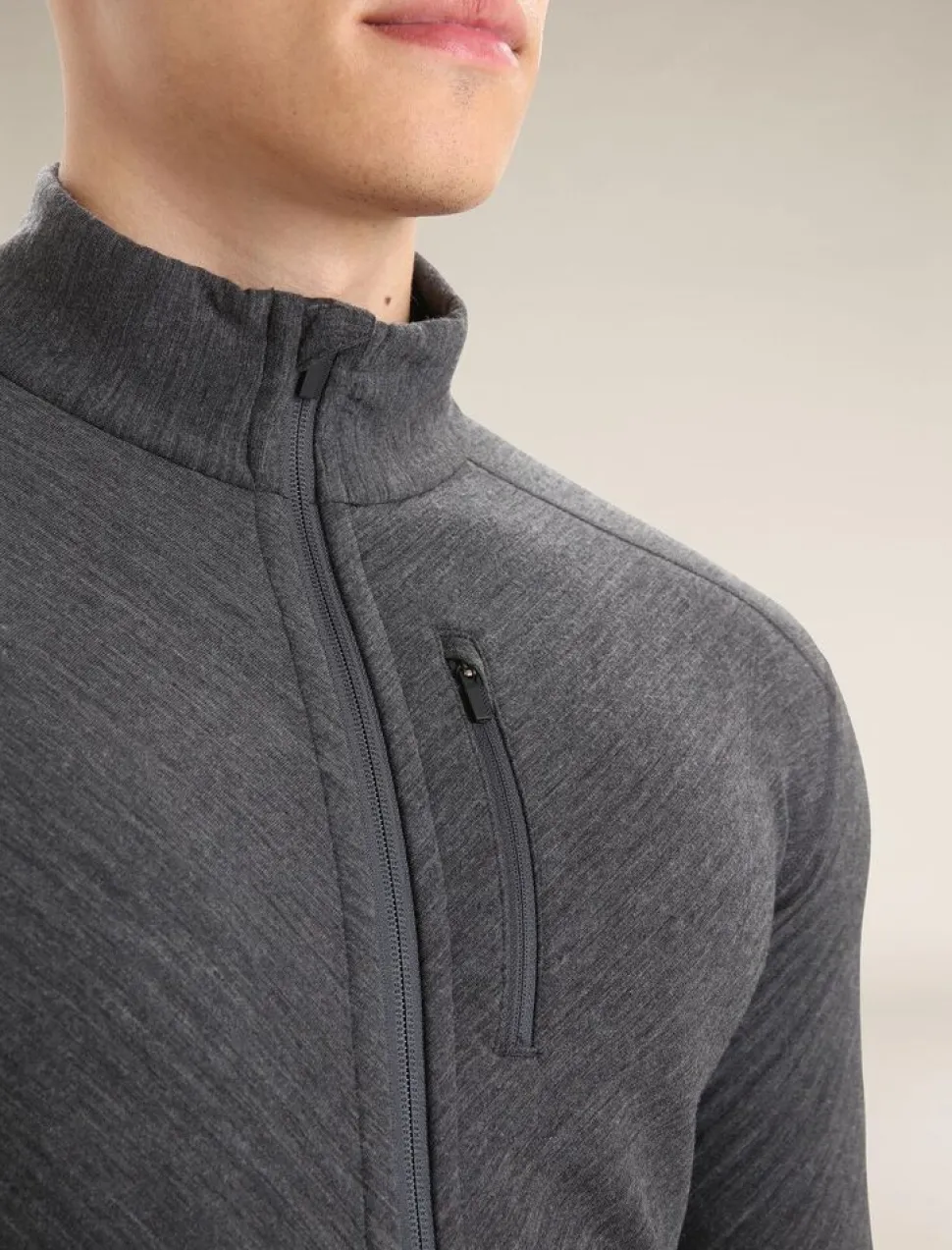 Icebreaker M Descender LS Zip