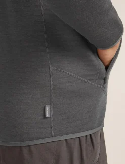 Icebreaker M Merino 400 RealFleece Descender LS Zip