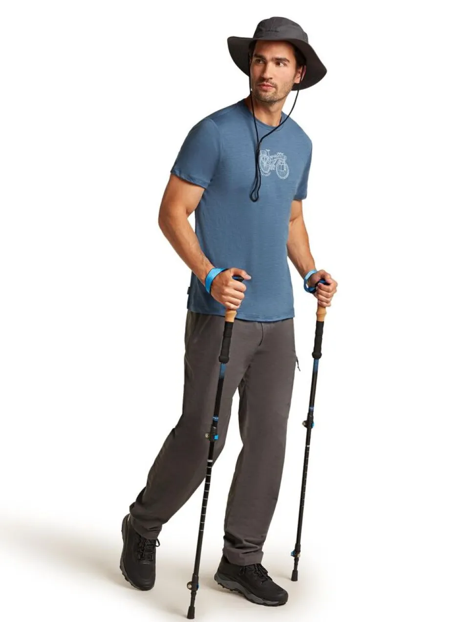Icebreaker M Merino 150 Tech Lite ss Tee Adventure Ride
