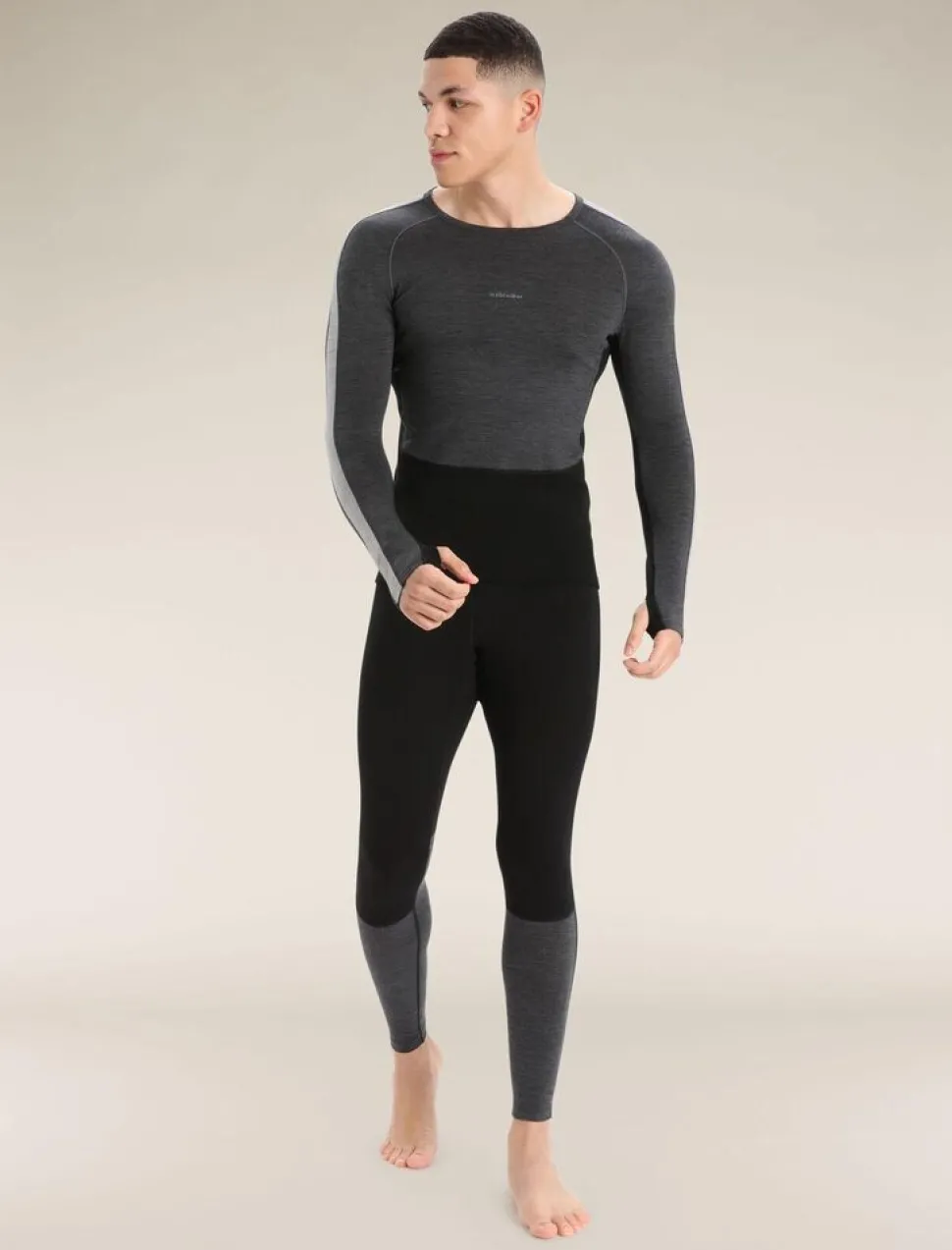 Icebreaker M Zoneknit 200 LS Crewe