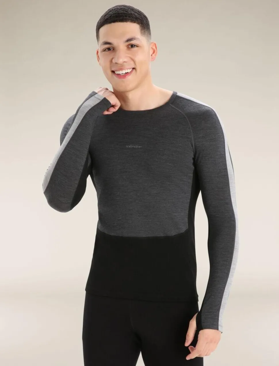 Icebreaker M Zoneknit 200 LS Crewe